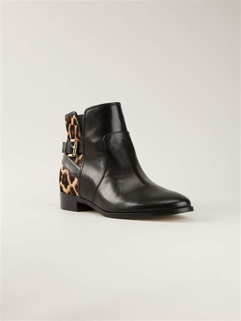 michael kors salem booties leopard|Michael Kors lace boots.